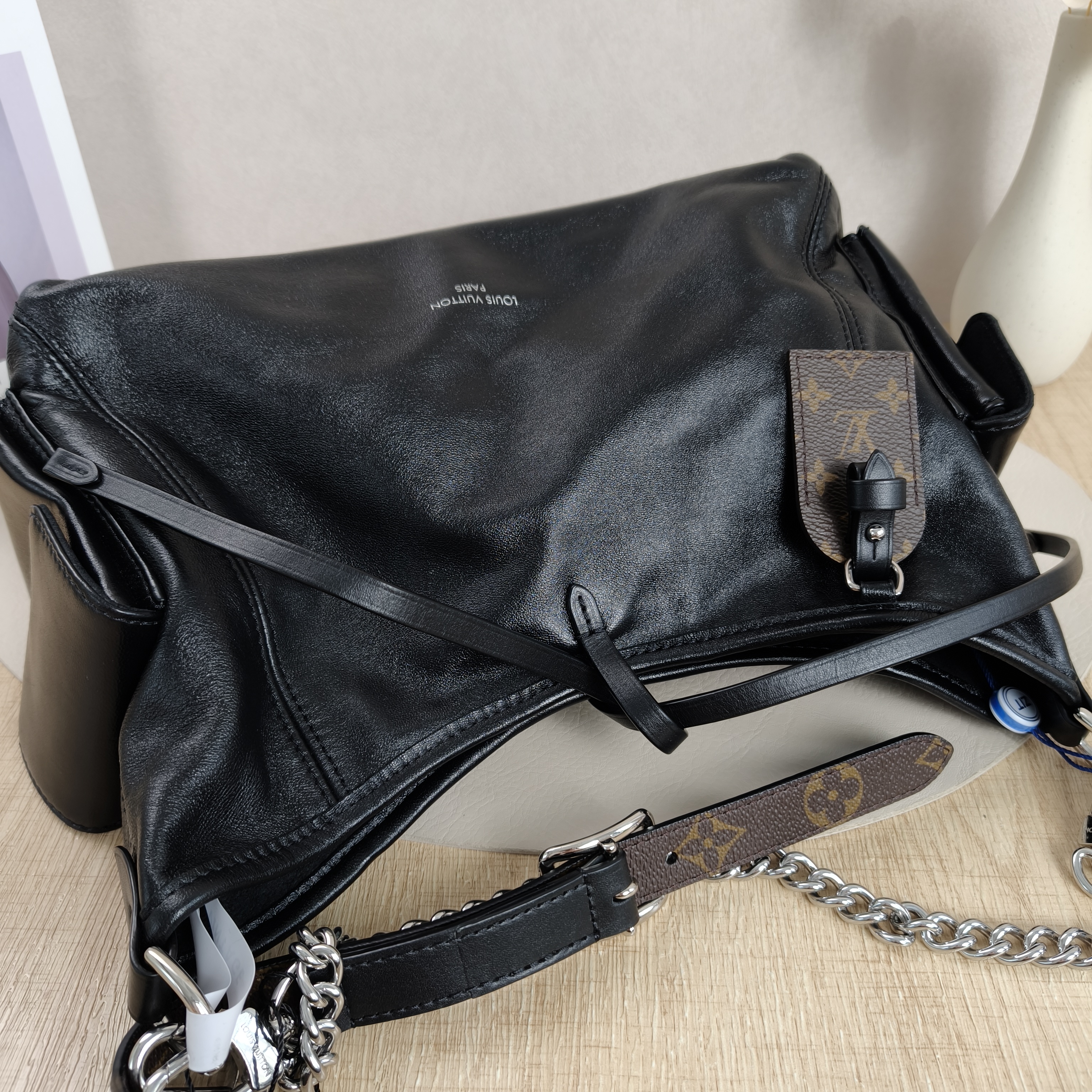Louis Vuitton Black Calfskin Small — cover view 8 of 9