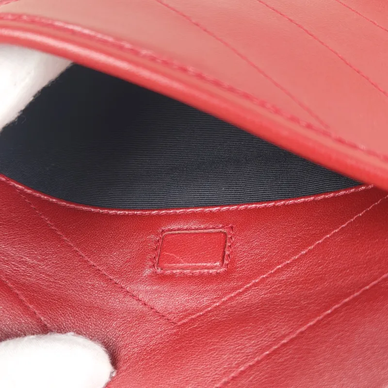 SAINT LAURENT Crossbody Bag Niki Red D Lambskin Small21 × 7.5 × 16 cm — detail view 13 of 13
