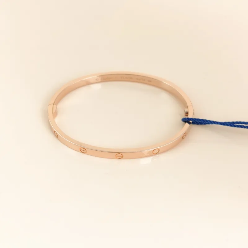 CARTIER Bangle Love Collection Bangle Rose Gold 18KR ose Gold Small Edition 16