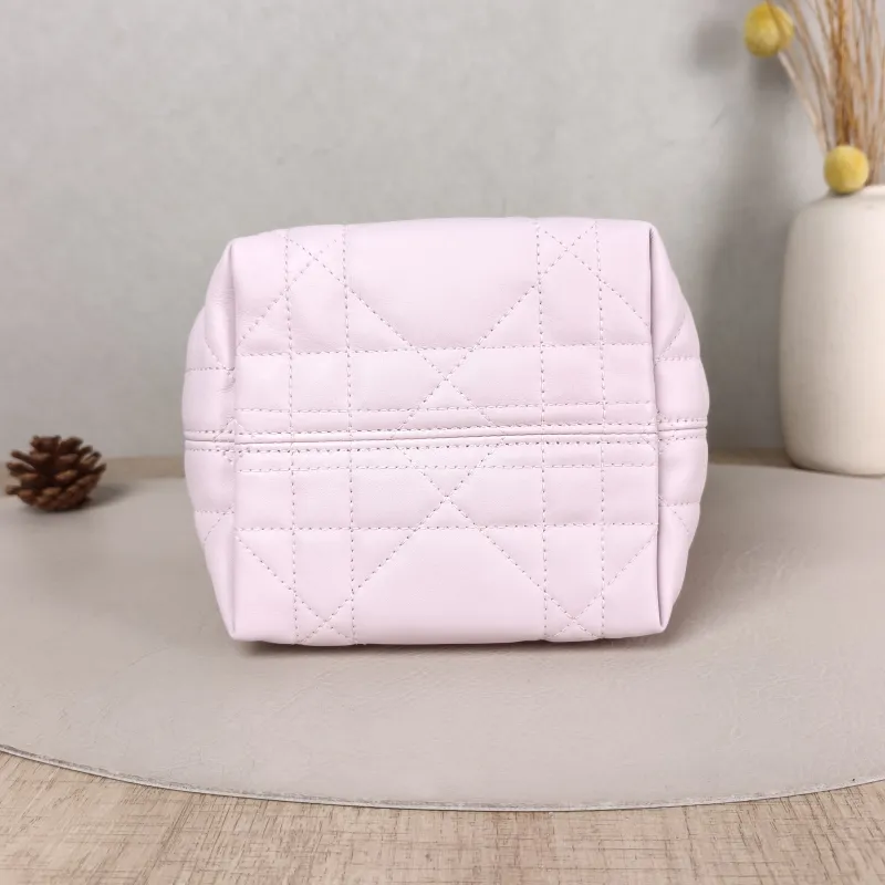 DIOR Top Handle Bag TOUJOURS Edition Pink Calfskin Mini 13 × 12 × 15 cm — cover view 5 of 5