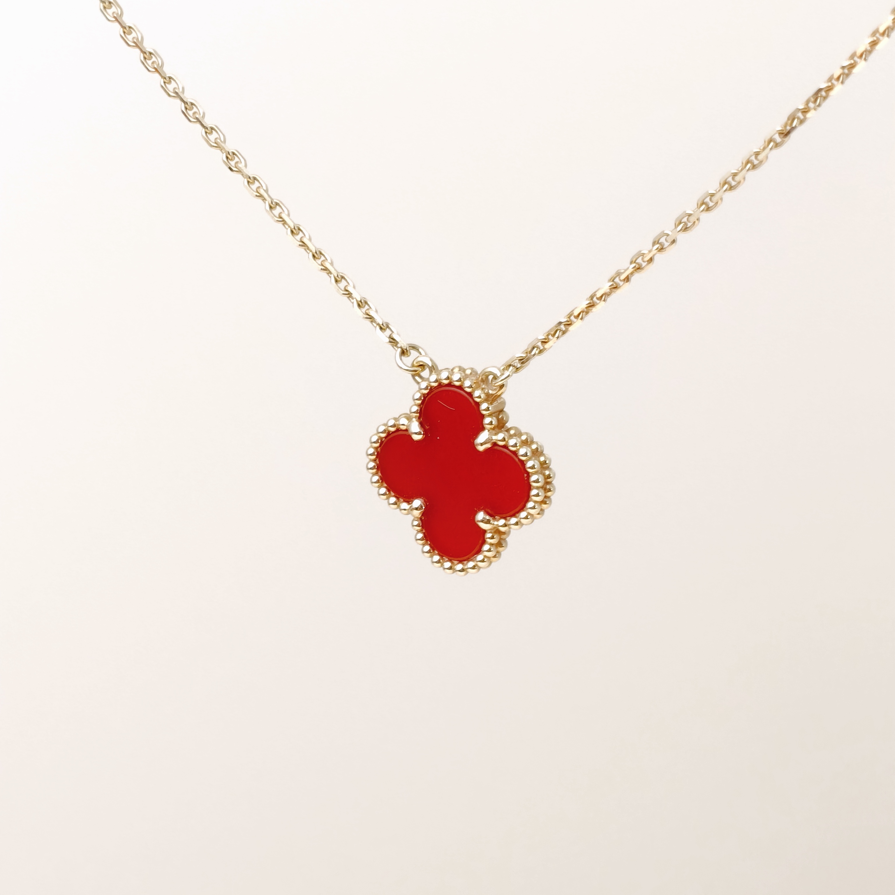 Van Cleef & Arpels Necklace Alhambra Alhambra Collection Necklace 18KY ellow Gold Vintage Small46cm — cover view 2 of 10
