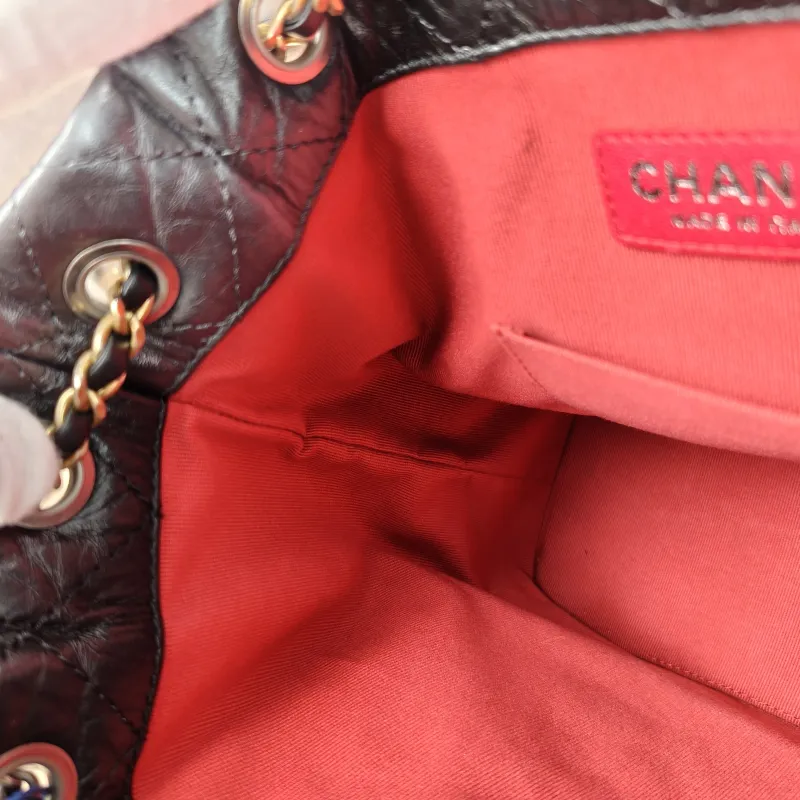 Chanel Backpack Gabrielle Backpack Black CC alfskin22.5 × 10.5 × 23 cm — detail view 5 of 17