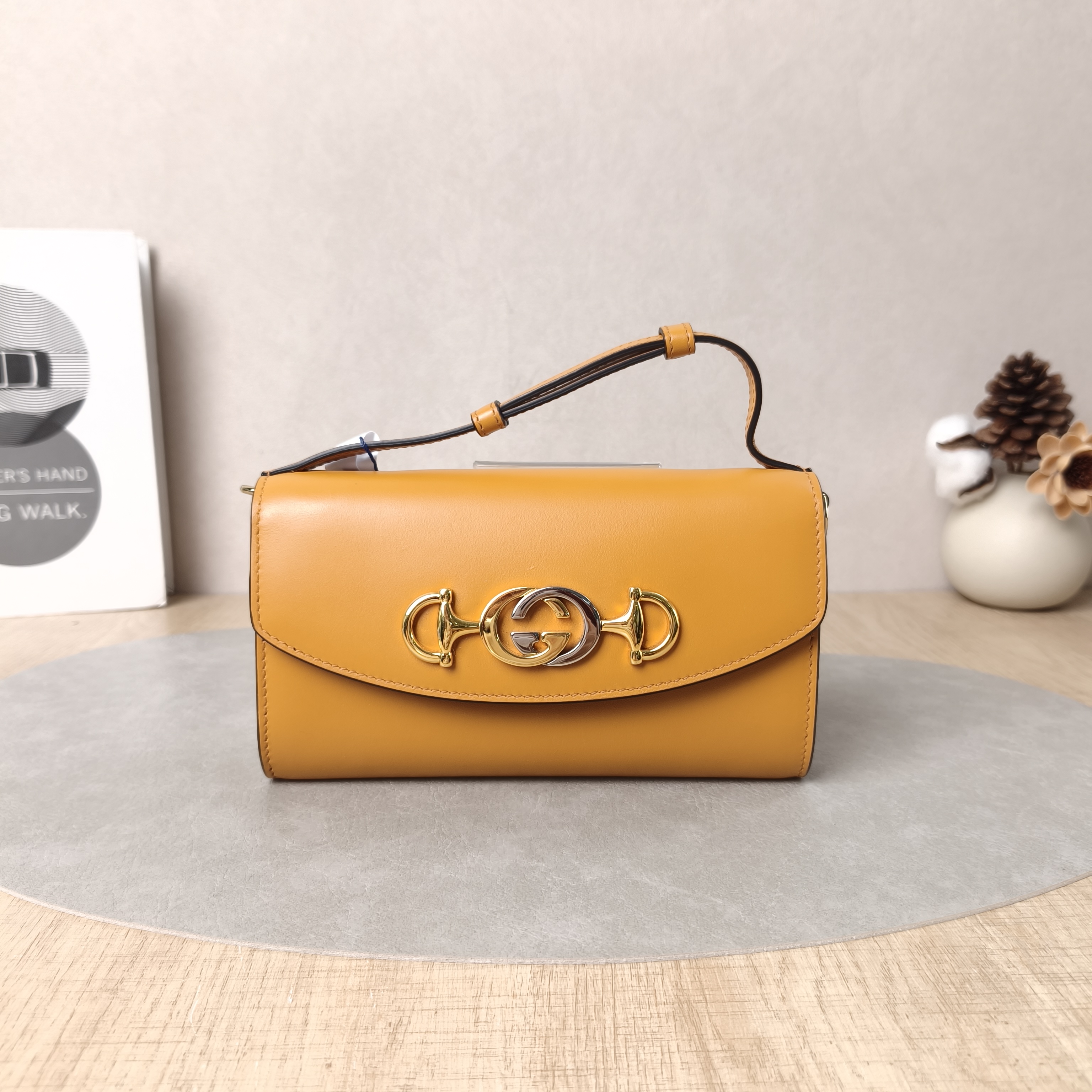 GUCCI Crossbody Bagzumi woc Yellow Calfskinmini19 × 5 × 11 cm
