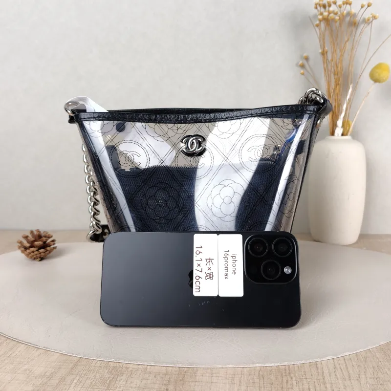 Chanel Shoulder Bag Bucket Bag Black PVC 15.5 × 14.5 × 18 cm 25 — cover view 2 of 5