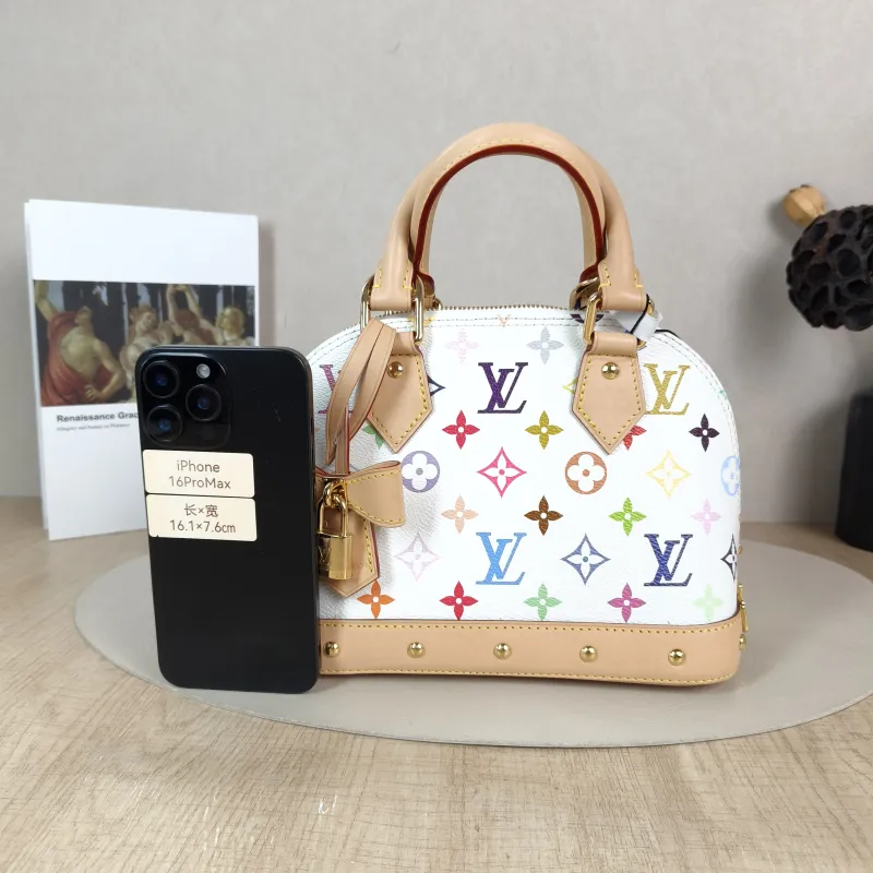 Louis Vuitton Crossbody Bag Alma BB Multicolore PVC BB 23.5 × 11.5 × 17.5 cm — cover view 2 of 6