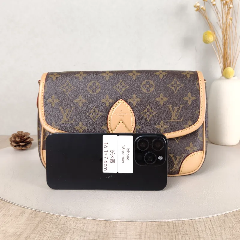 Louis Vuitton Crossbody Bag Diane Baguette Bag Shoulder Strap PVC Small 24 × 9 × 15 cm — cover view 4 of 5
