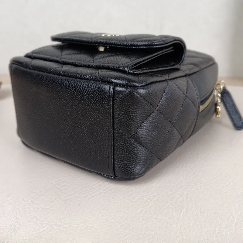 Chanel Backpack mini Backpack Collection Black Grained Calfskin One Size 13 × 9 × 18 cm — detail view 5 of 13