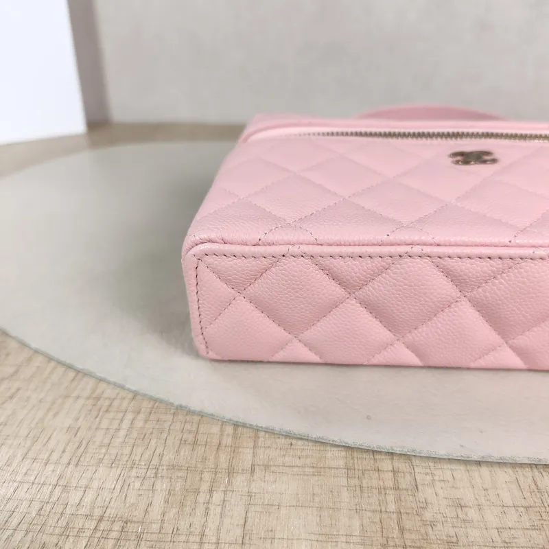 Chanel Crossbody Bag lp Box Bag Top Handle Crossbody Bag Pink Grained Calfskin 19 × 5 × 12 cm — detail view 13 of 13