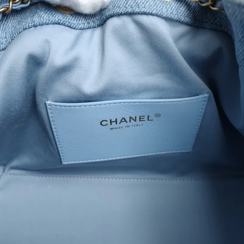 Chanel Shoulder Bag 25Bag Blue Small 26 × 14 × 30 cm — detail view 11 of 11