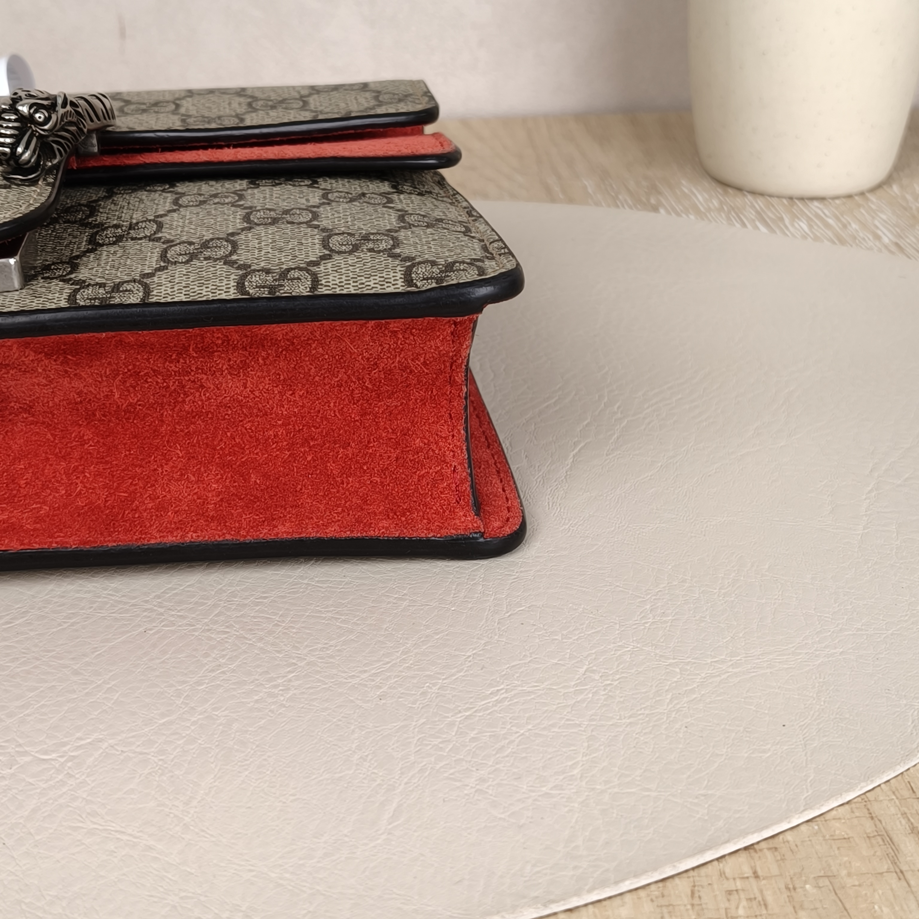 GUCCI Shoulder Bag Dionysus Red PV Cmini20 × 5 × 15.5 cm — cover view 4 of 8