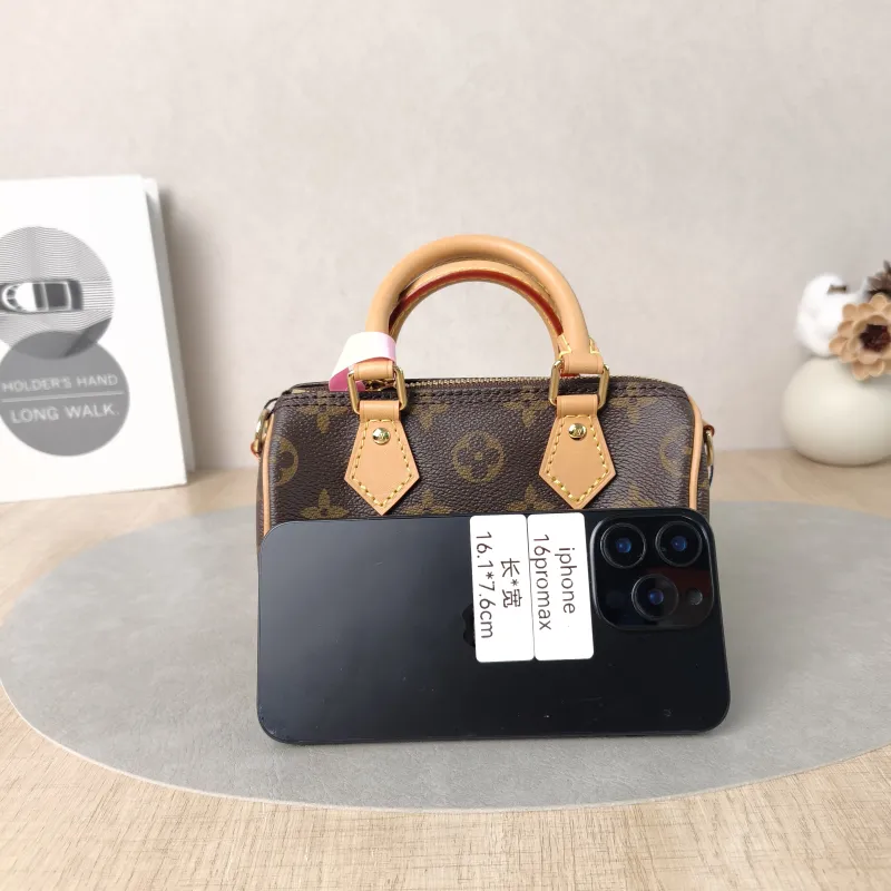 Louis Vuitton Crossbody Bag Speedy Nano Shoulder Strap PV Cnano16 × 7.5 × 10 cm — cover view 4 of 5