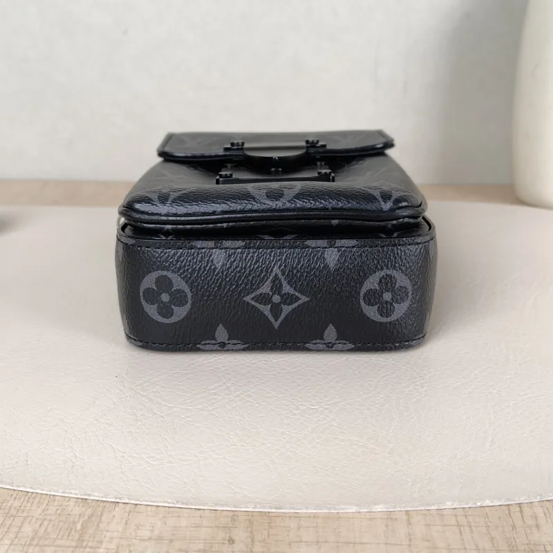 Louis Vuitton Crossbody Bag S-Lock Vertical Box Monogram PV Cmini12 × 7 × 19 cm — cover view 5 of 5