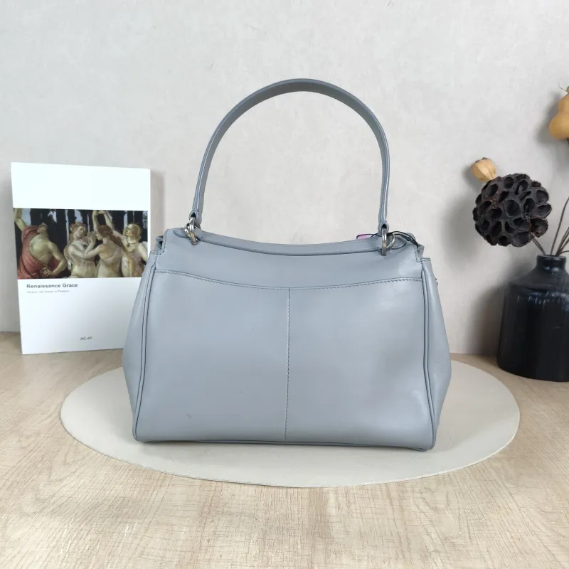 BALENCIAGA Crossbody Bag RODEO Grey Calfskin Small 27 × 10 × 20 cm — cover view 6 of 6
