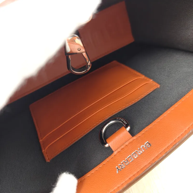 BURBERRY Top Handle Bag Tote Bag PVC One Size 19 × 5.5 × 13.5 cm — detail view 2 of 9