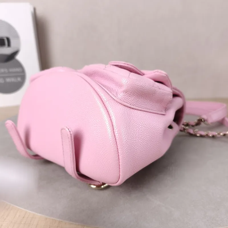 Chanel Backpack Duma Pink Calfskin Small16.5 × 10 × 17.5 cm — detail view 8 of 14