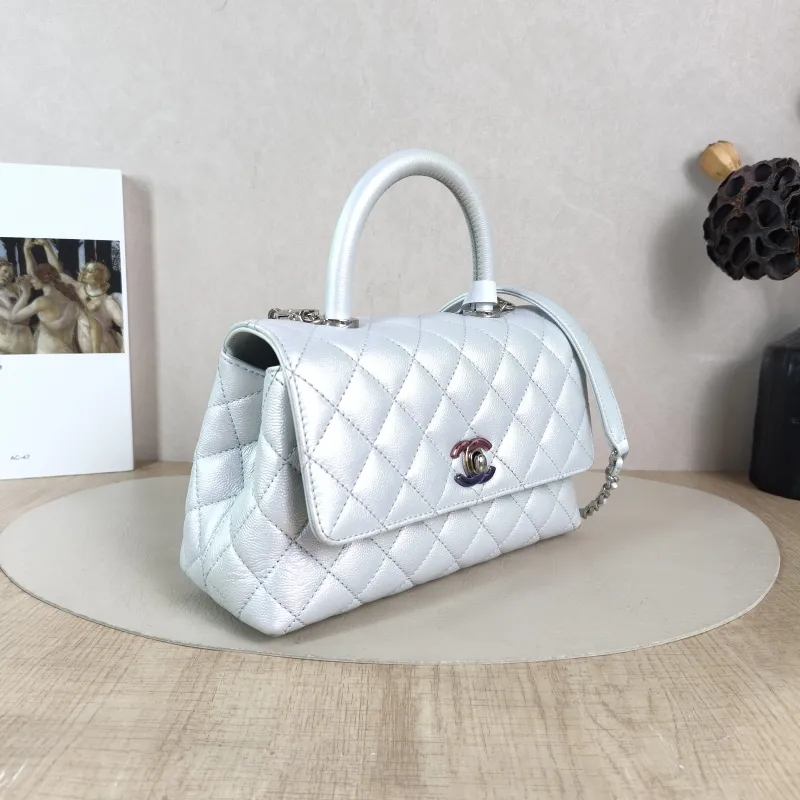 Chanel Top Handle Bag Coco Handle C Grained Calfskin Small 24 × 10 × 14 cm — cover view 4 of 6