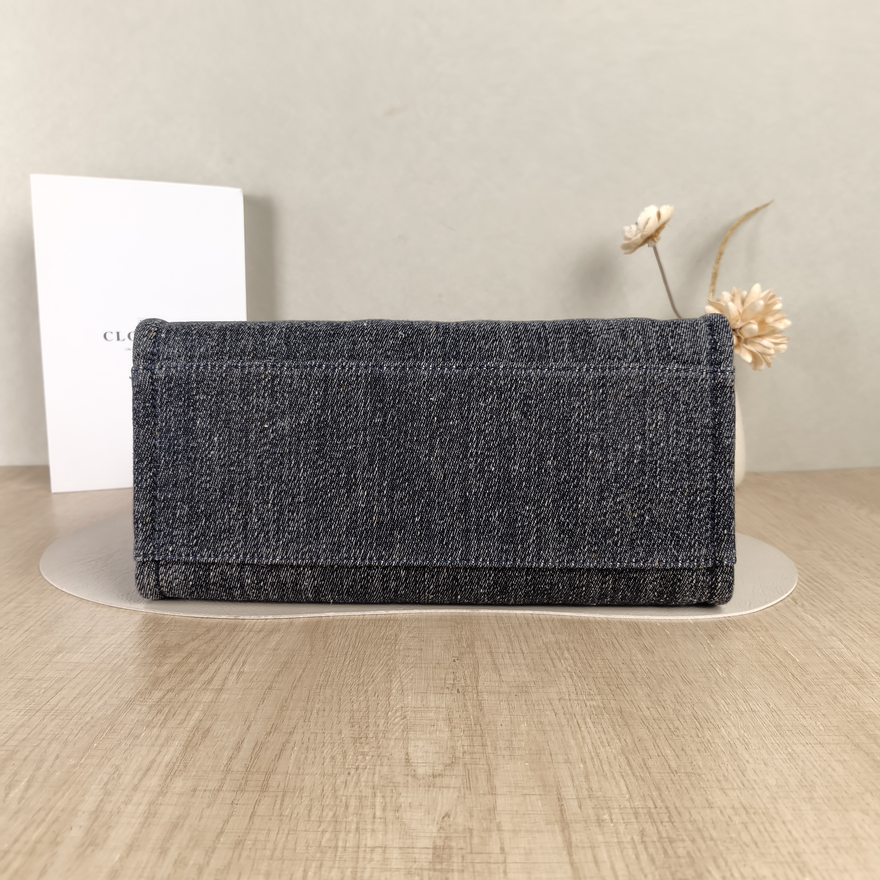 Chanel Shoulder Bag Grey Canvas One Size33 × 16 × 24 cm — cover view 5 of 5
