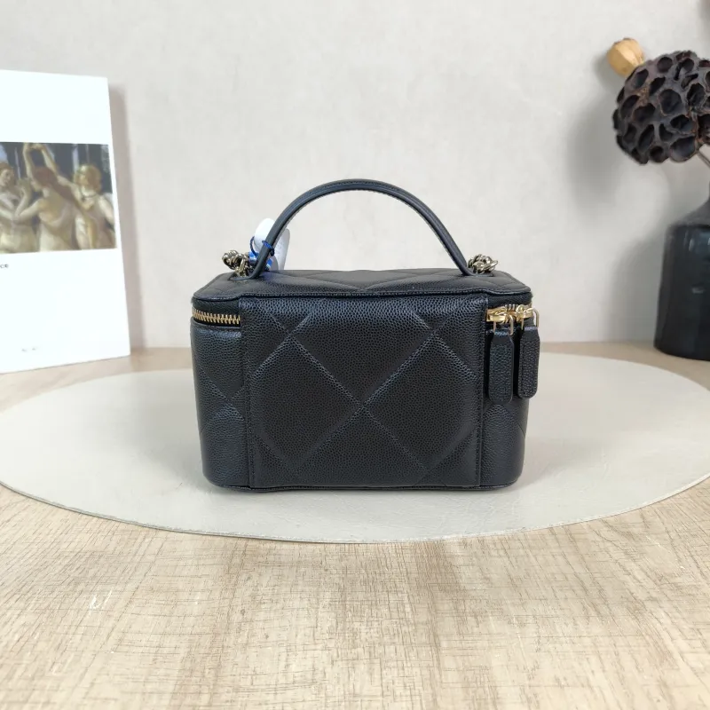 Chanel Crossbody Bag Edition Black Grained Calfskin Mini 16 × 8 × 9.5 cm — cover view 2 of 5