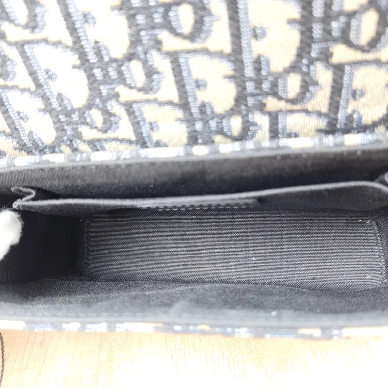 DIOR Crossbody Bag 30Montaigne 30 Box Box Blue Canvas Mini 17.5 × 5 × 11.5 cm — detail view 7 of 11