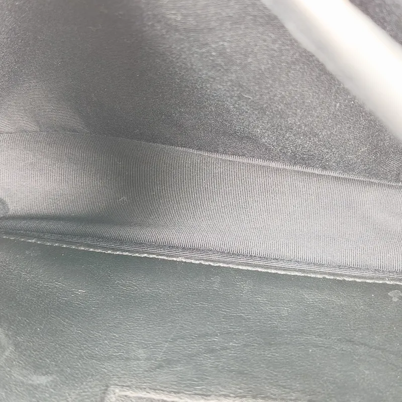 SAINT LAURENT Crossbody Bag Niki Black Waxed Leather Calfskin Small 21 × 7.5 × 16 cm — detail view 10 of 13