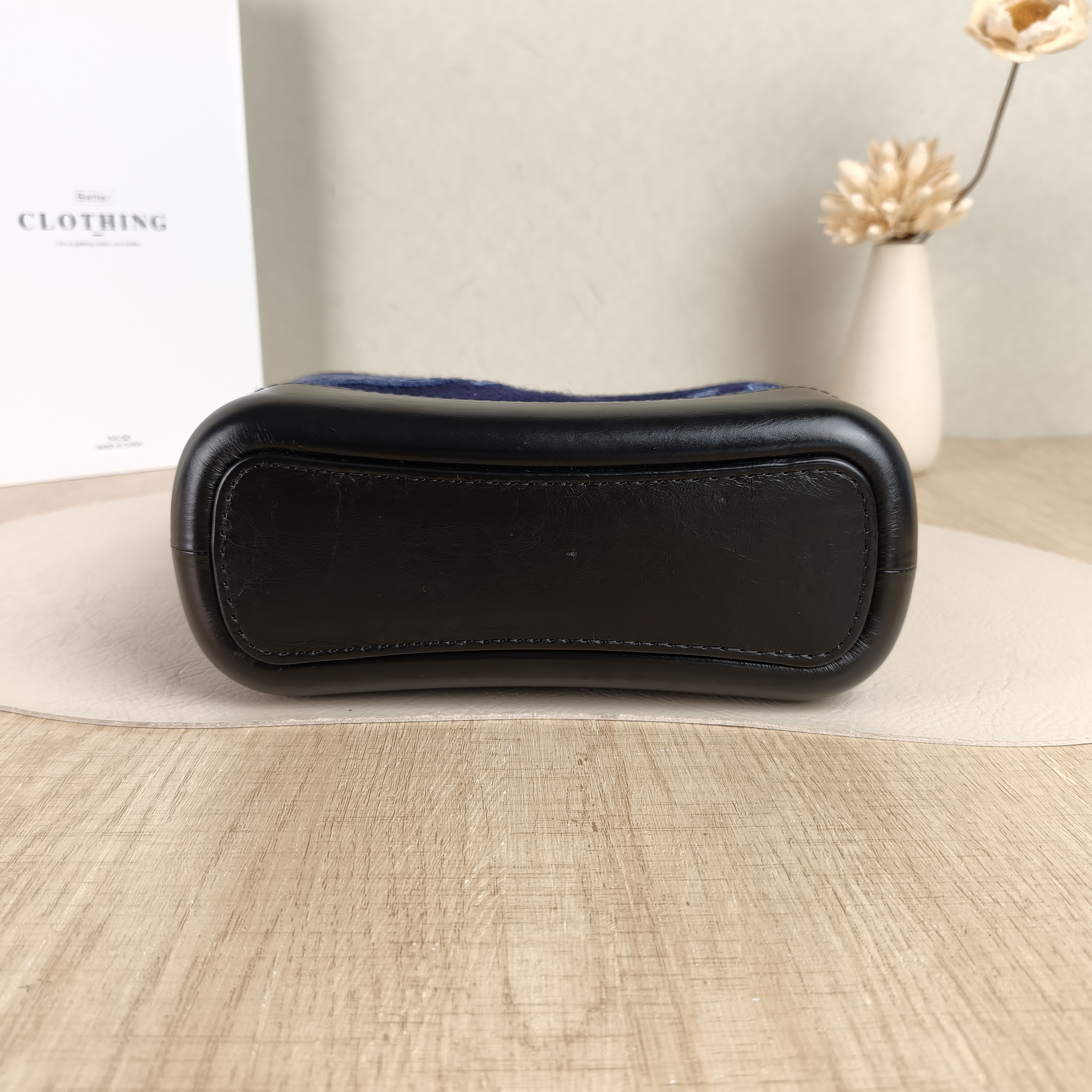 Chanel Crossbody Bag Gabrielle Gabrielle Bag Blue Wool Small20 × 8 × 15 cm — cover view 3 of 5
