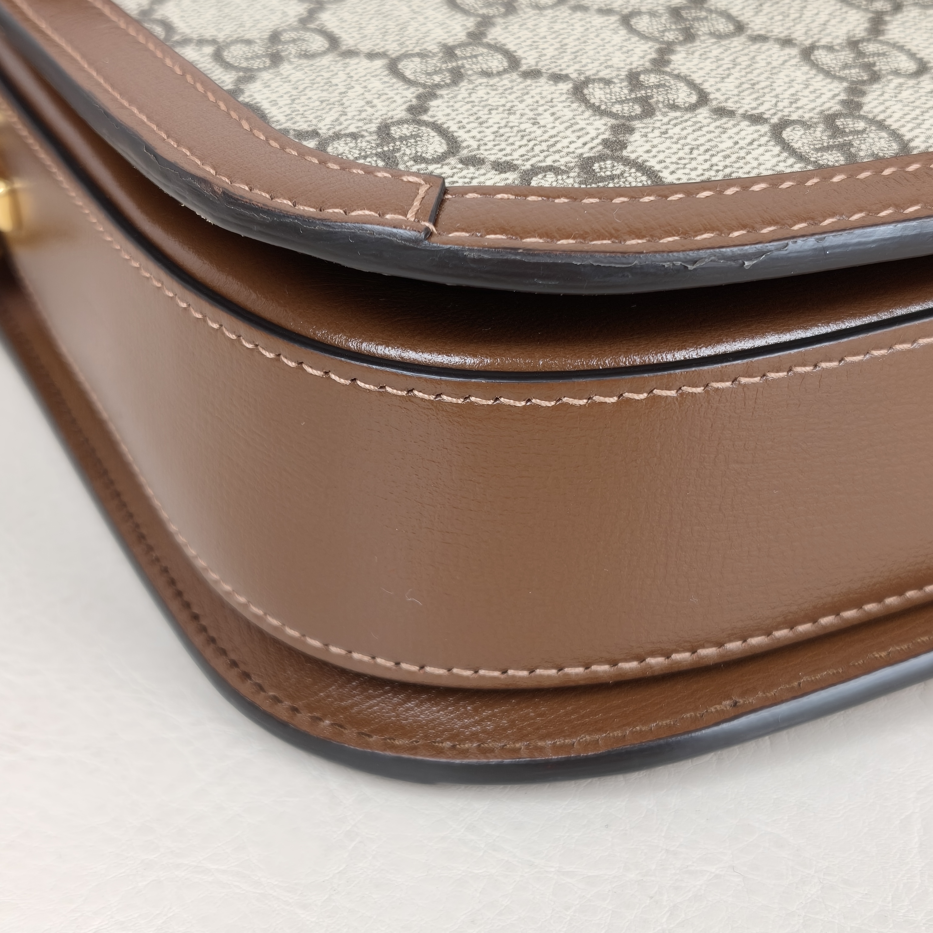 GUCCI horsebit1955Horsebit Medium Monogram PVC · Dust Bag · 25 × 8 × 18 cm — cover view 3 of 10
