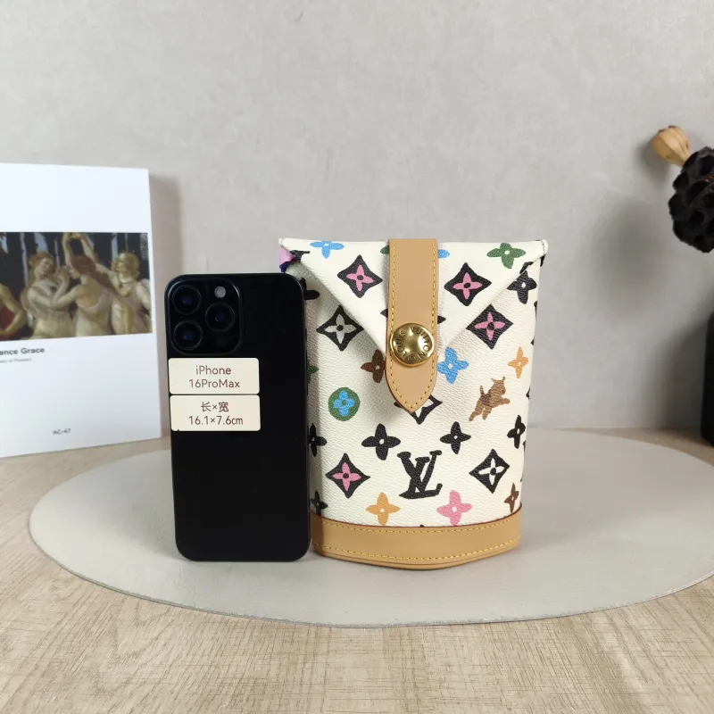 Louis Vuitton Crossbody Bag ENVELOPE POUCH Yellow PVC Mini 12.5 × 8.5 × 18 cm — cover view 5 of 6
