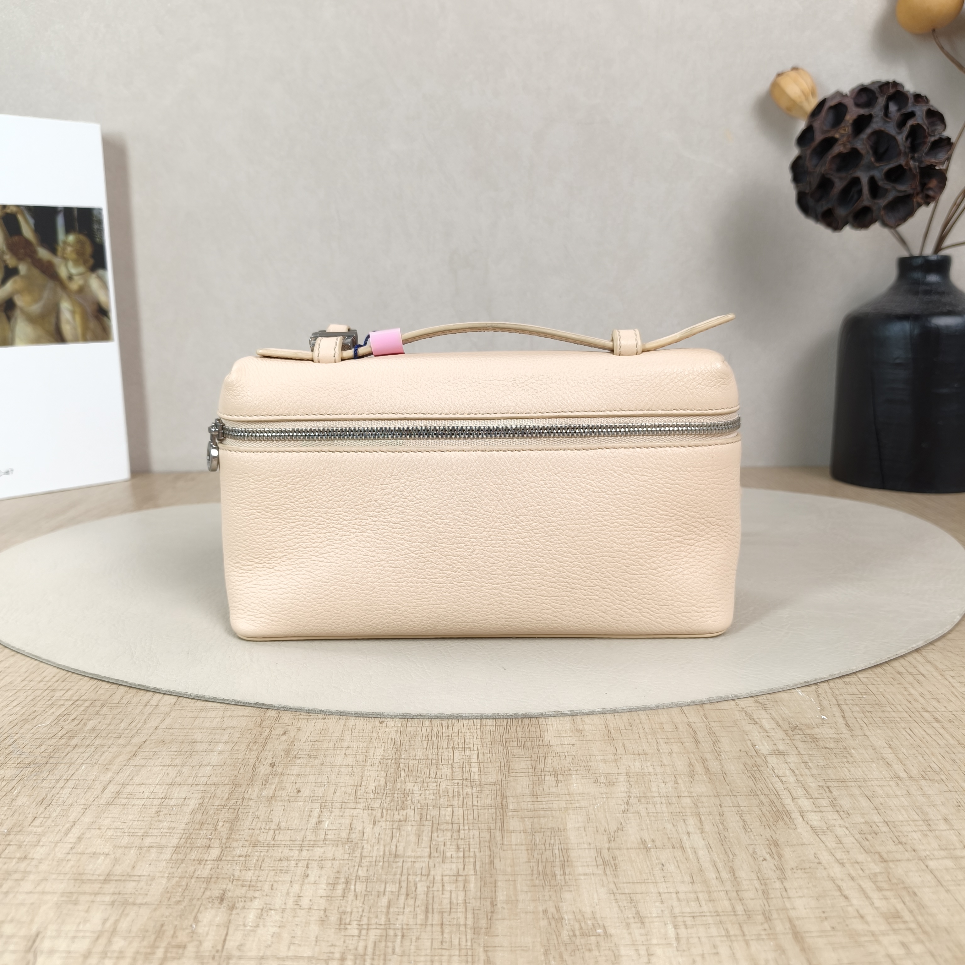 Loro Piana Crossbody Bag Extra Pocket L19 Pink Calfskin One Size19 × 7 × 11.5 cm