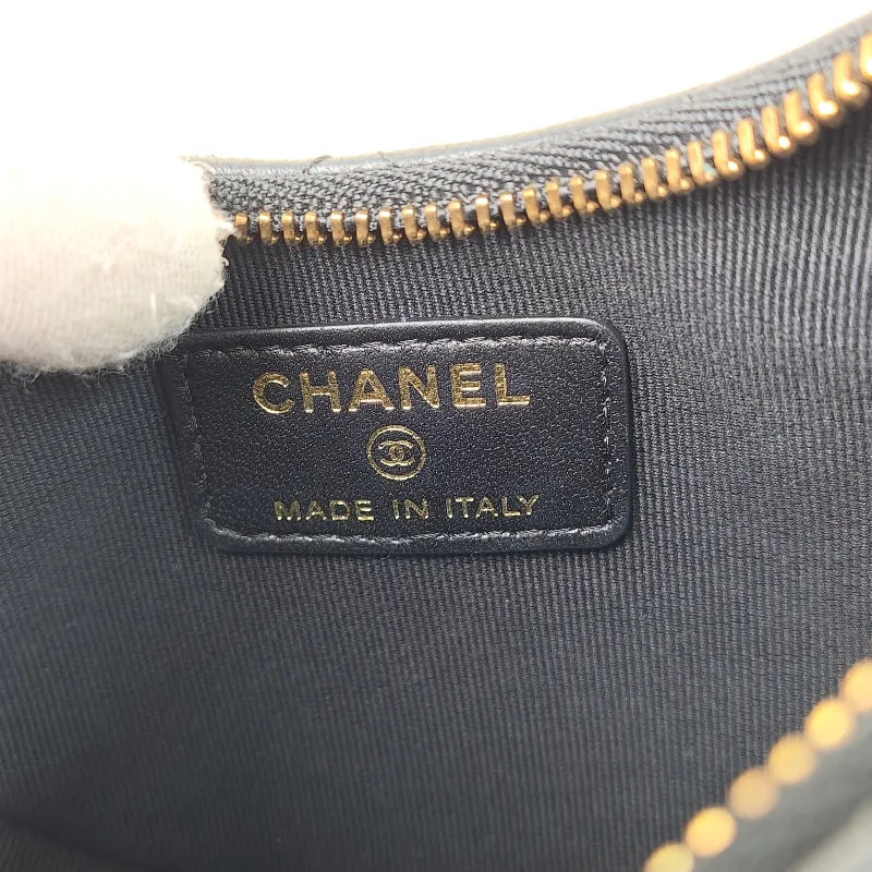Chanel Crossbody Bag 23p Black Lambskin Mini 13.5 × 5 × 9.5 cm — detail view 5 of 11