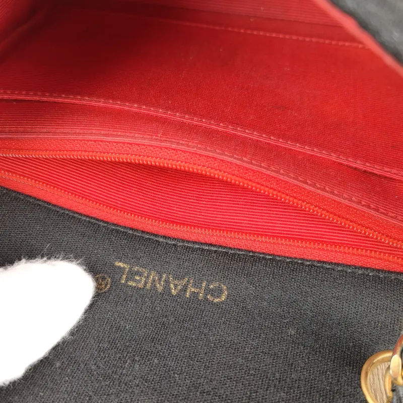 Chanel Crossbody Bag Classic Flap Mini CF Mini Black Canvas One Size 17 × 7 × 13.5 cm 0 — detail view 2 of 13