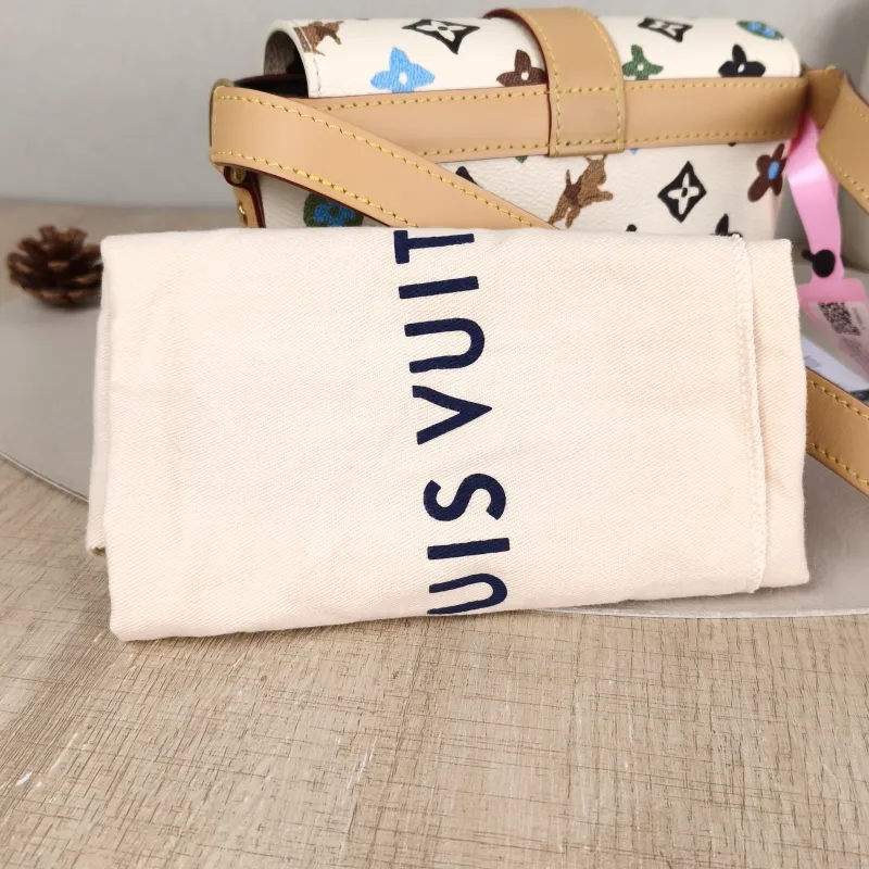 Louis Vuitton Crossbody Bag ENVELOPE Messenger Bag Box Tyler Yellow PVC Mini 19 × 7 × 12 cm — detail view 6 of 12