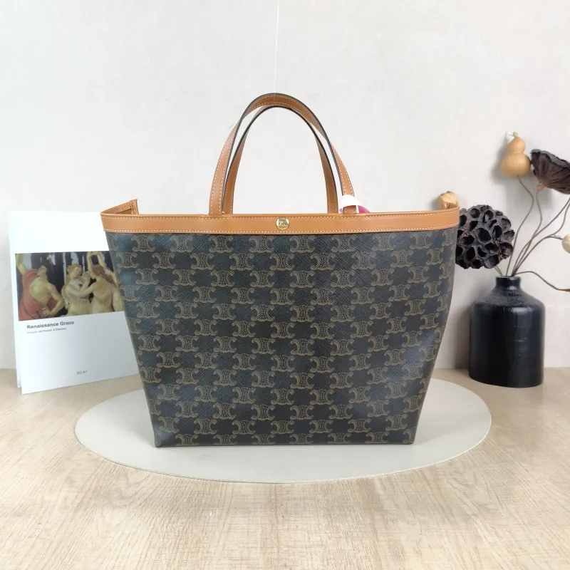 CELINE Shoulder Bag CABAS Tote Bag Monogram PVC One Size27 × 9 × 24 cm — cover view 5 of 6