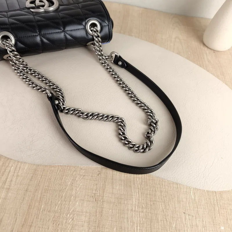 GUCCI Crossbody Bag GG Marmont Small Marmont 22 Calfskin Small 22 × 6 × 13 cm — detail view 10 of 11