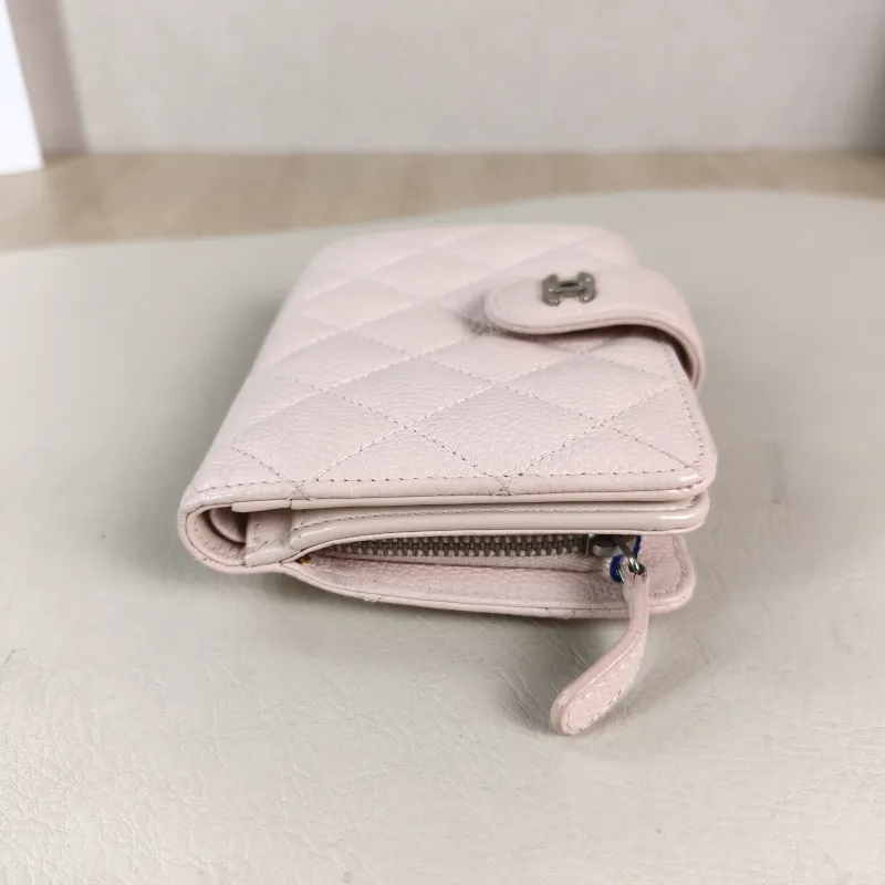 Chanel Wallet Wallet Pink Grained Calfskin One Size9.5 × 2 × 13 cm — detail view 5 of 12