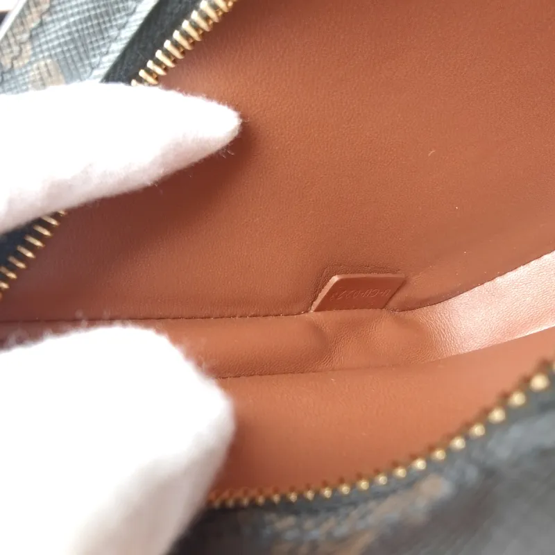 CELINE Shoulder Bag Croque Hobo Monogram PVC Medium 18.5 × 2 × 15.5 cm — detail view 4 of 11