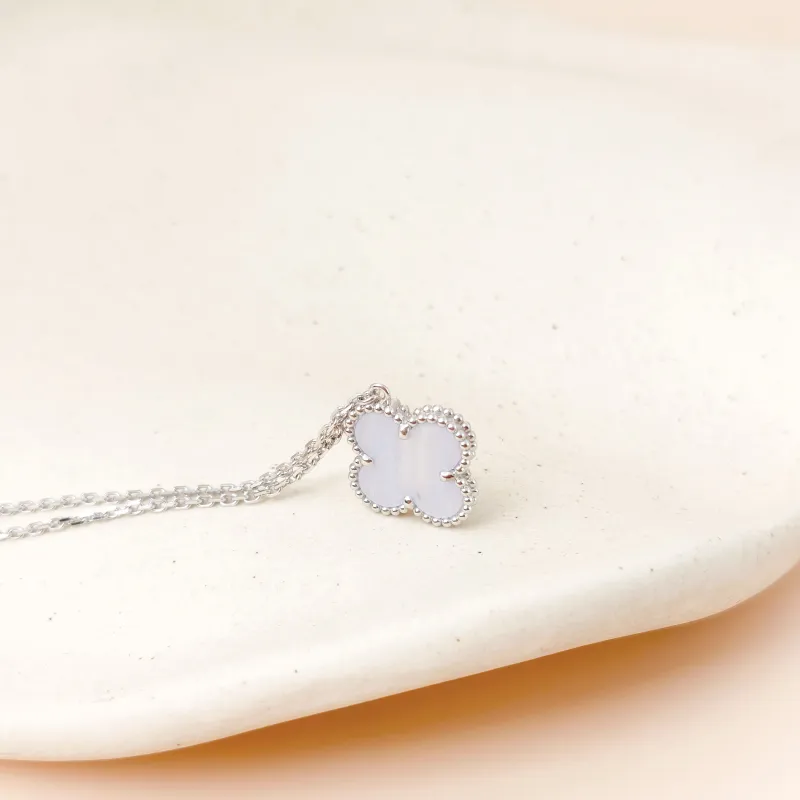 Van Cleef & Arpels Necklace Alhambra Alhambra Collection Necklace 18KW hite Gold Vintage Small 42cm โ cover view 2 of 11