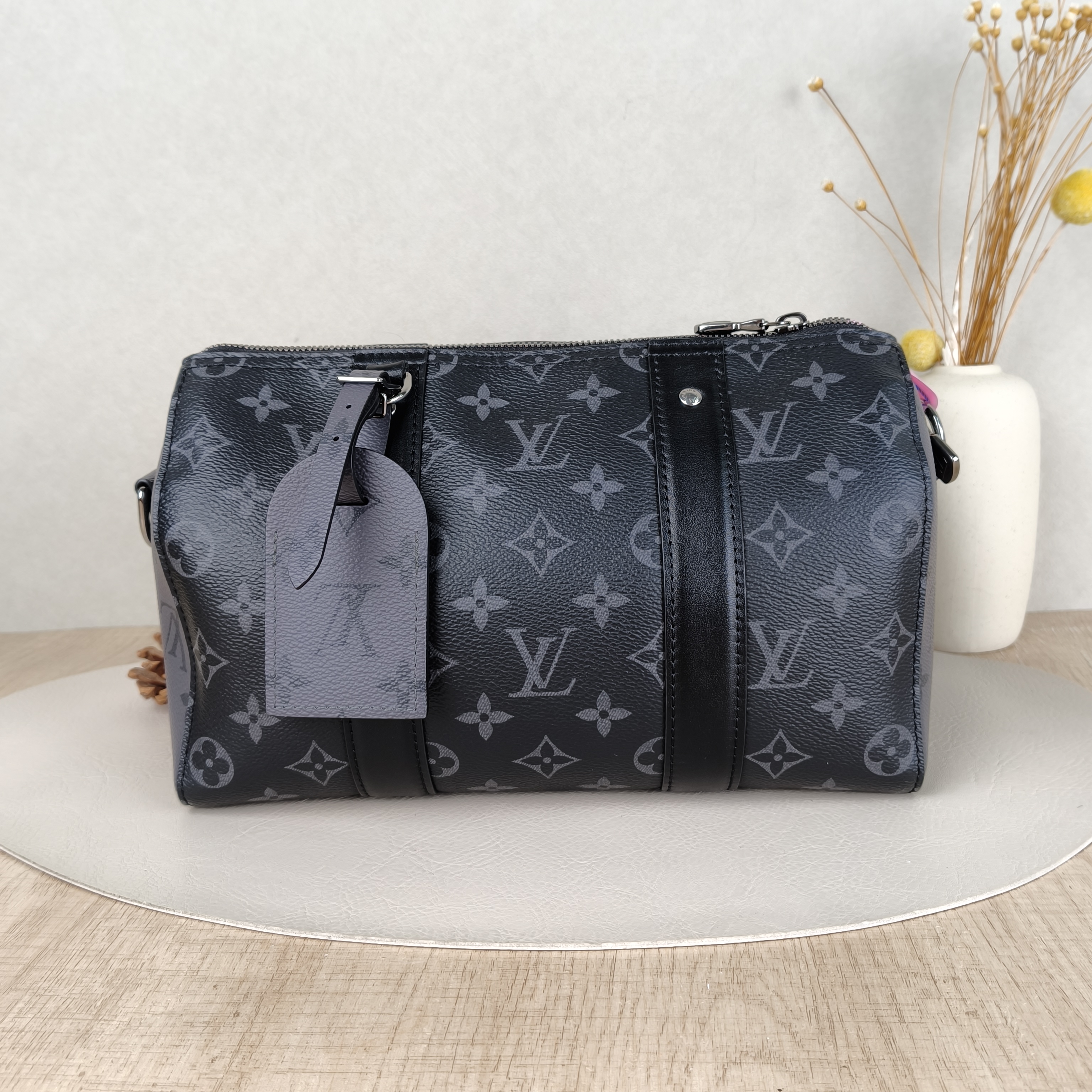 Louis Vuitton Crossbody Bag City Keepall Monogram PVC Medium27 × 13 × 17 cm