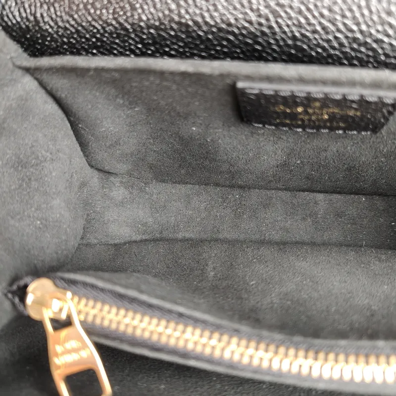 Louis Vuitton Crossbody Bag Pochette Métis East West Black Empreinte Embossed Calfskin Small 21.5 × 6 × 13.5 cm — detail view 10 of 15