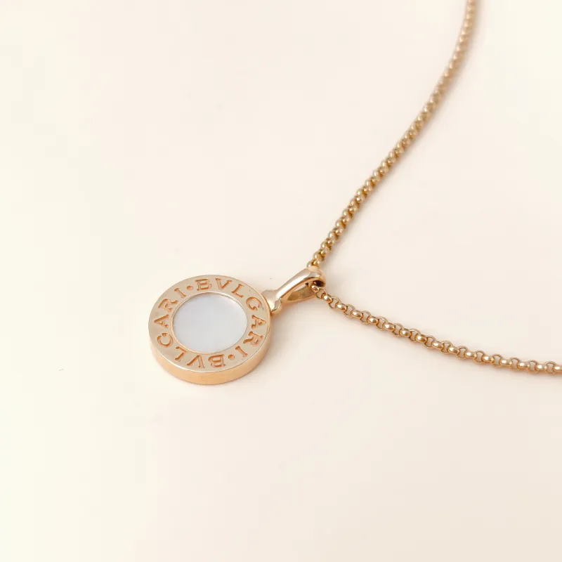 Bvlgari Necklace Collection Pearl Rose Gold 18KR ose Gold One Size 44cm โ cover view 6 of 8