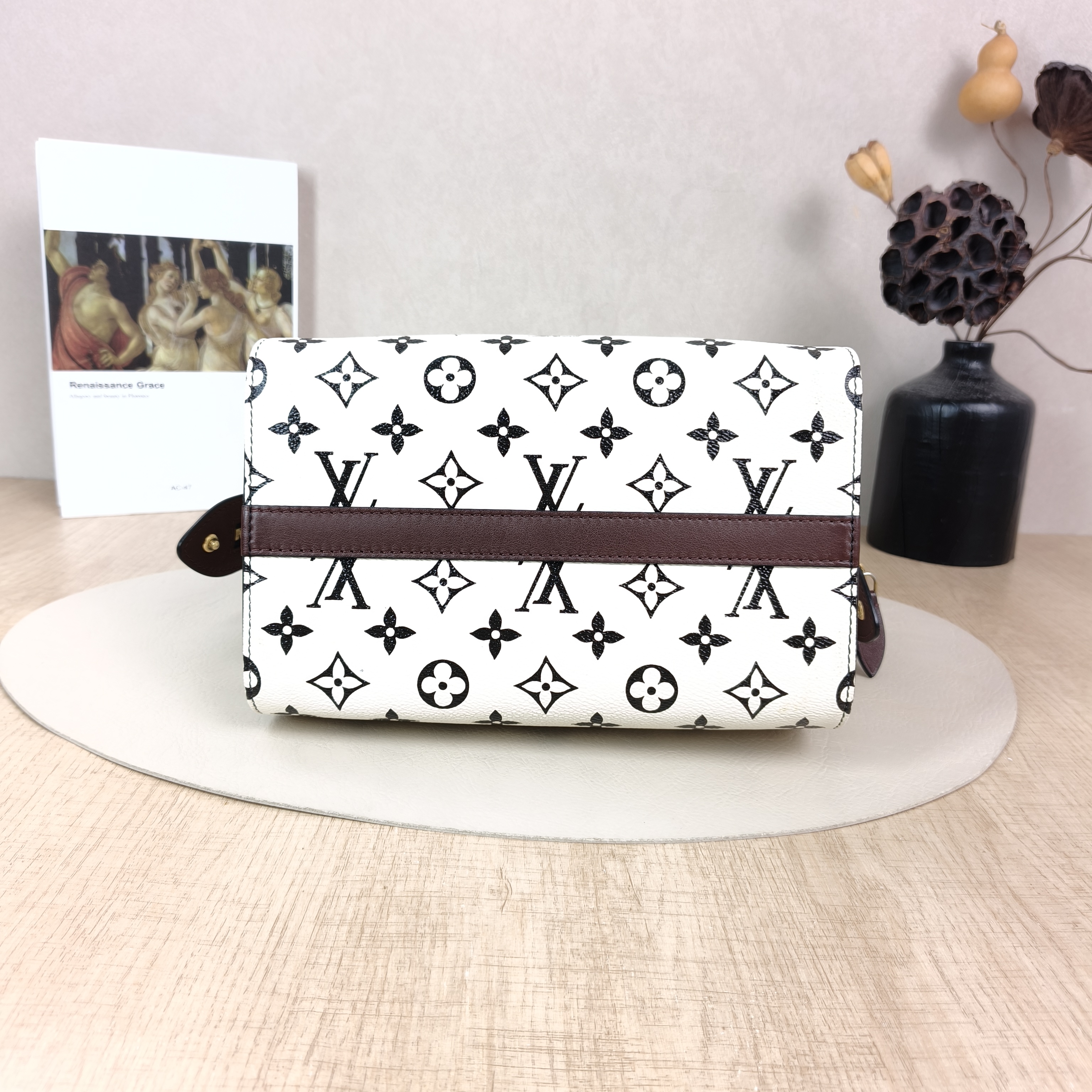 Louis Vuitton Shoulder Bag Speedy Amazon White PVC Small23 × 15 × 20 cm — cover view 5 of 5