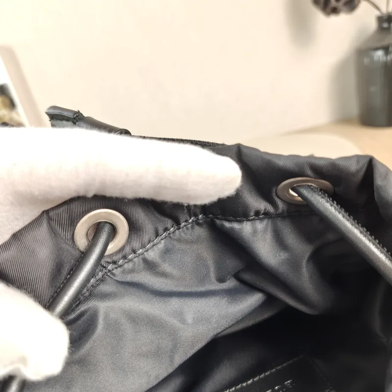 BURBERRY Backpack Backpack Black Nylon One Size 17 × 10 × 26 cm — detail view 2 of 11