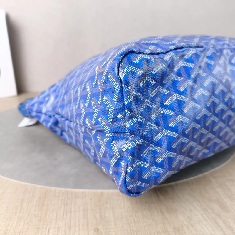 GOYARD Shoulder Bag Boheme Hobo​Blue PVC Small43 × 14 × 27 cm — detail view 9 of 15