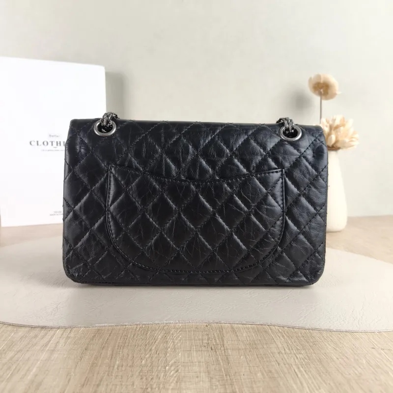 Chanel Crossbody Bag 2.55 Black Calfskin Small 24 × 7.5 × 16 cm 20 — cover view 2 of 6