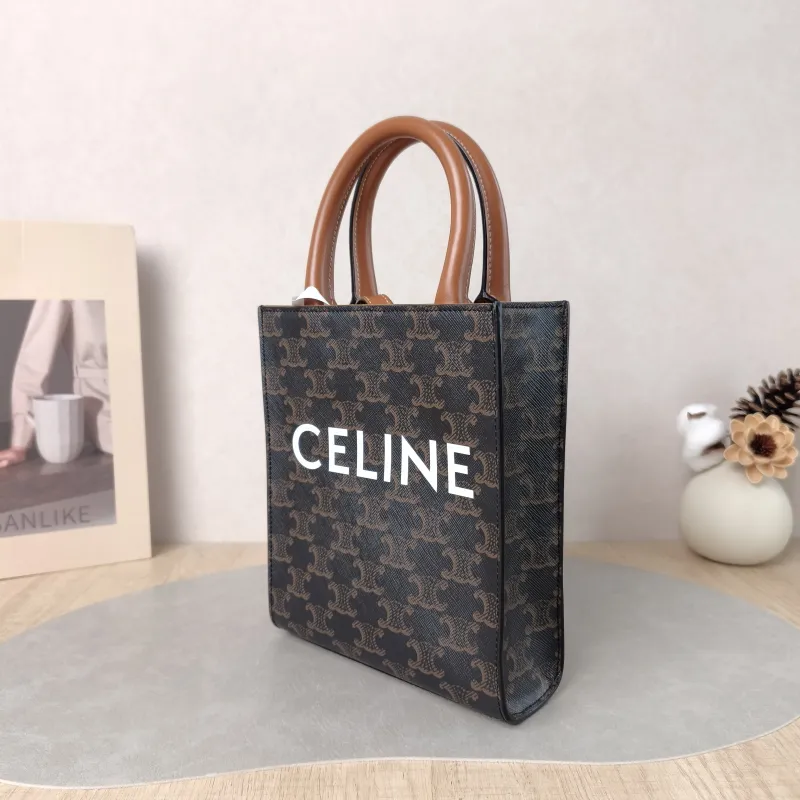 CELINE Crossbody Bag CABAS Mini Monogram PVC Mini 17 × 4 × 20.5 cm — cover view 5 of 5