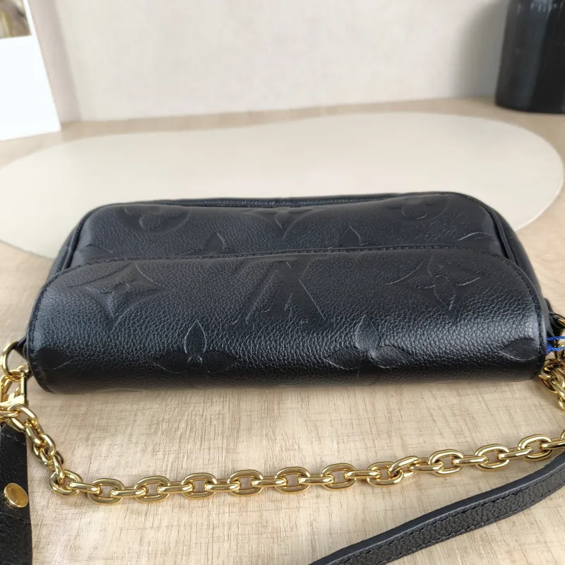Louis Vuitton Crossbody Bag IVY Black Empreinte Embossed Calfskin Small 23.5 × 4.3 × 12 cm — detail view 7 of 13