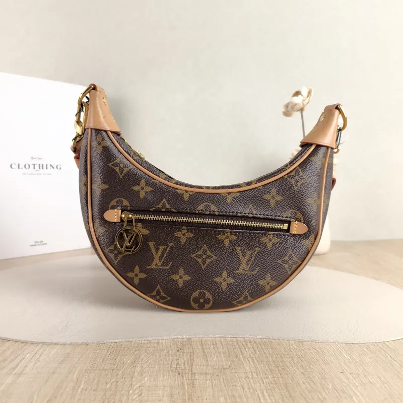 Louis Vuitton Crossbody Bag Loop Monogram PVC Small 23 × 6 × 13 cm