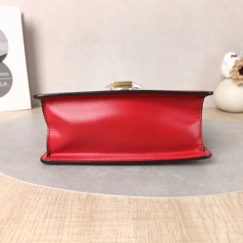 GUCCI Crossbody Bag Sylvie Edition Red Calfskinmini20 × 8 × 14 cm — cover view 2 of 5