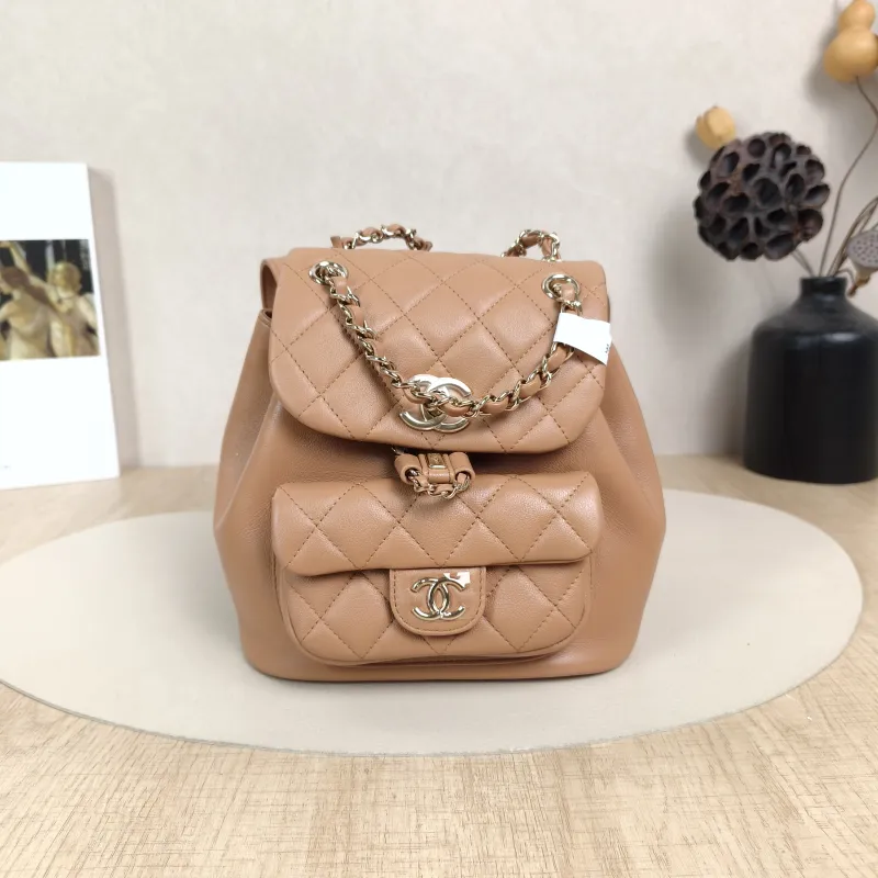 Chanel Backpack Duma Calfskin Small18 × 12 × 18.5 cm