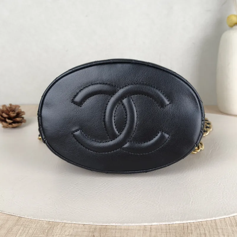 Chanel Backpack Backpack Black Lambskin One Size17 × 12 × 16 cm — cover view 5 of 5