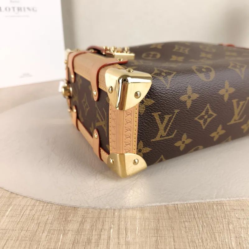 Louis Vuitton Crossbody Bag Side Trunk Box Monogram PVC Medium 23.5 × 8.5 × 16 cm — detail view 9 of 10